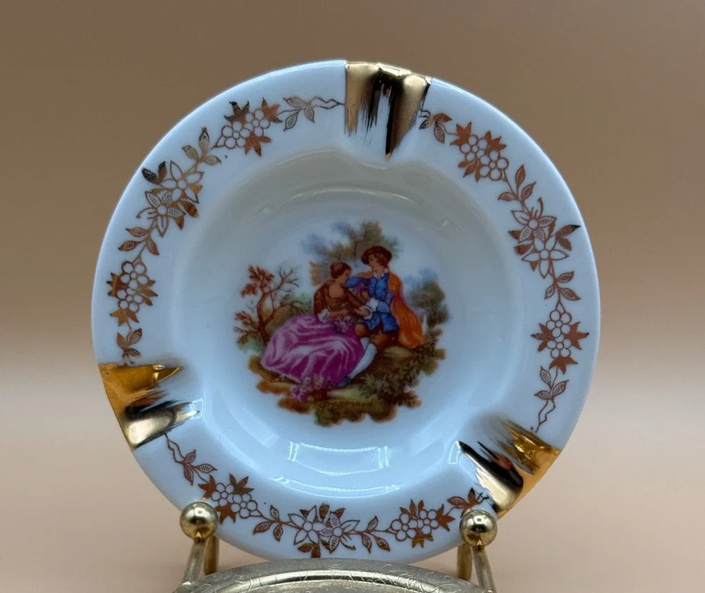 Limoges France Porcelain Ashtray 4